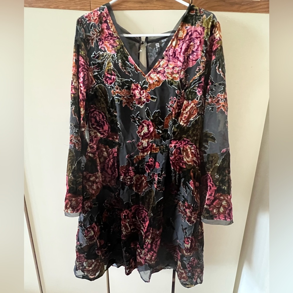floral dress long sleeve